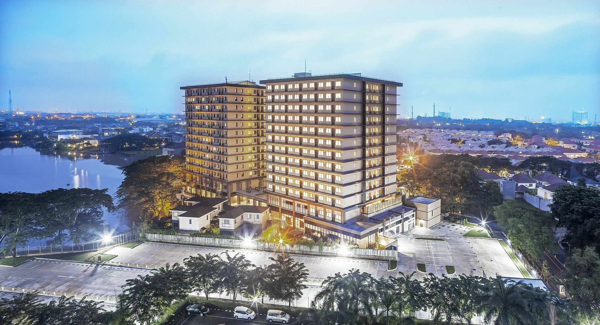 Axia South Cikarang Service Apartment Buitenkant foto